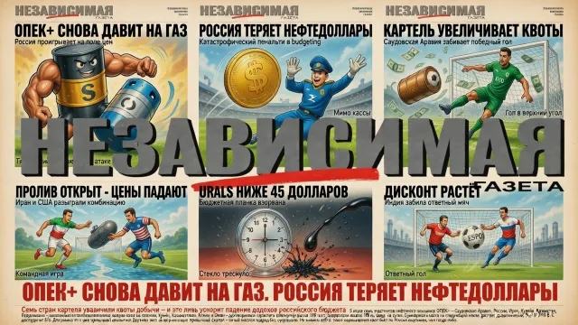 ОПЕК+ снова давит на газ. Россия теряет нефтедоллары